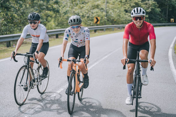 istock Asian Chinese cyclist friends enjoying weekend outing 1470962340