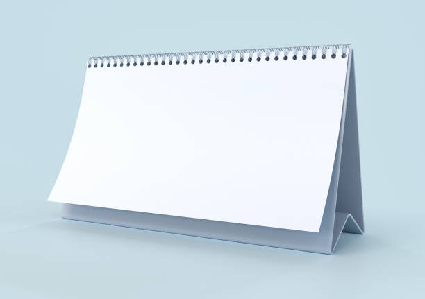 istock Blank Spiral Realistic Desk Calendar. 3d Rendering 1470962515