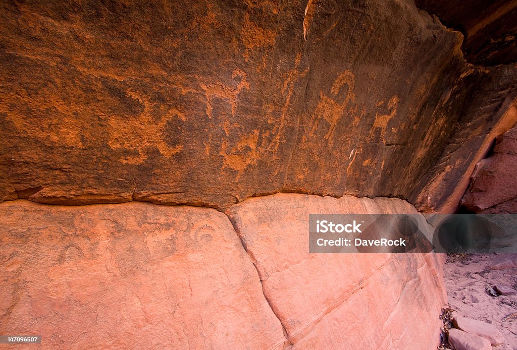 Petroglyph Каньон - Стоковые фото Аборигенная культура роялти-фри