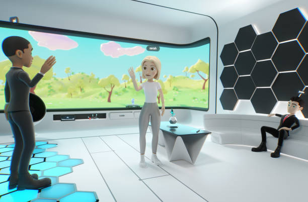 istock Colleagues meeting online in the metaverse 1470966106