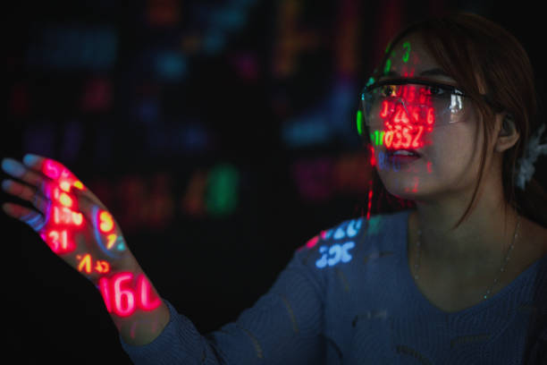 istock Woman in virtual metaverse world 1470968390