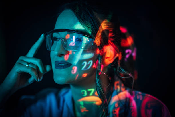 istock Woman in virtual metaverse world 1470970039