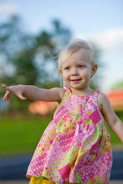 Little girl stock photo