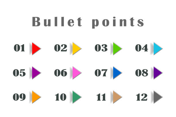Bullets Point Ribbons Bullet Point Graphics