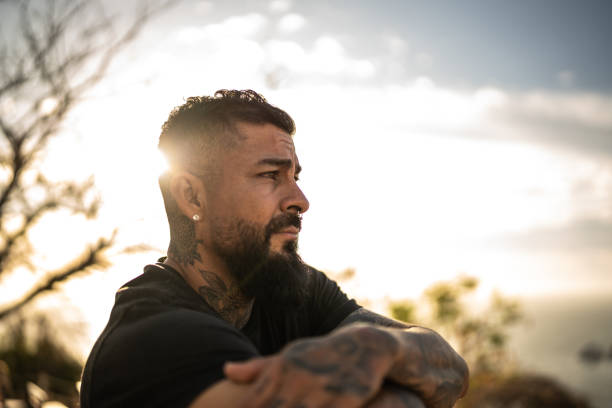 istock Mature man contemplating outdoors 1470973635