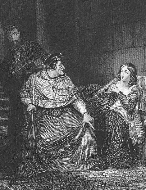 istock Joan of Arc examined by Winchester's Bishop 147097462