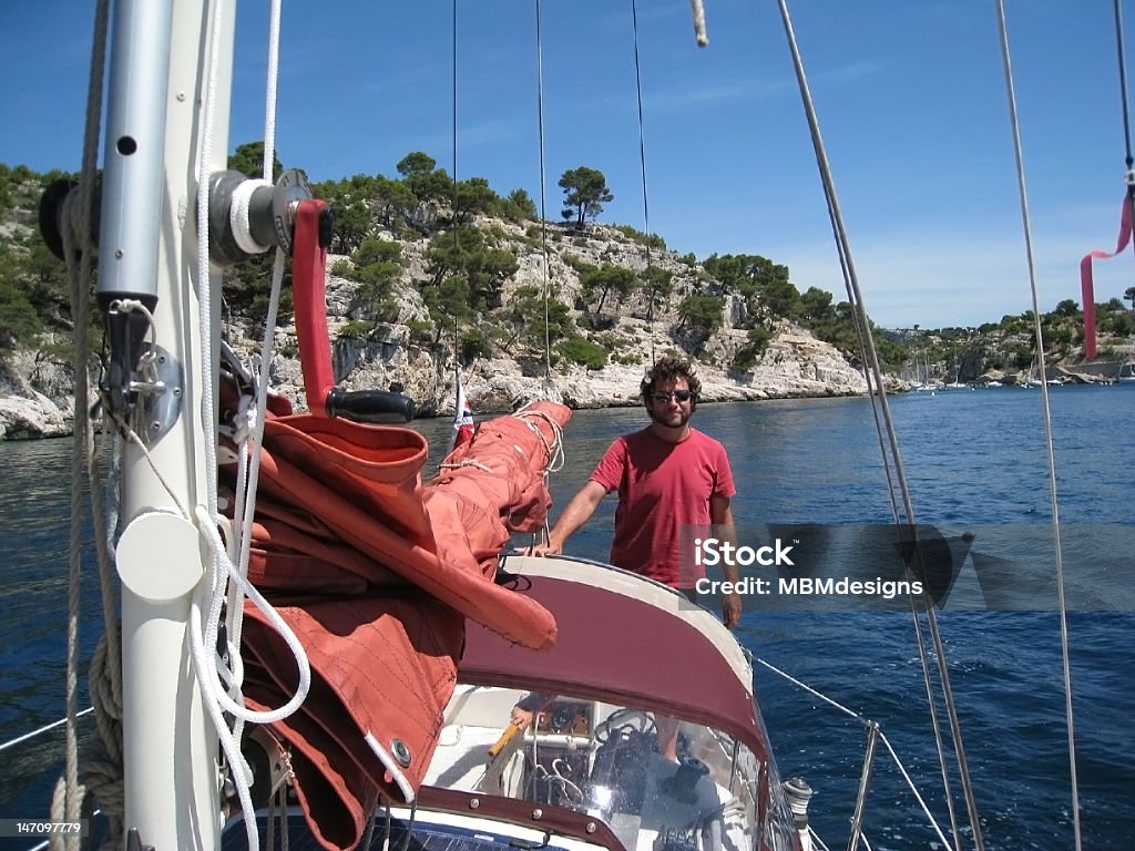 Yacht segeln Sie, Süden von Frankreich - Lizenzfrei Cassis Stock-Foto