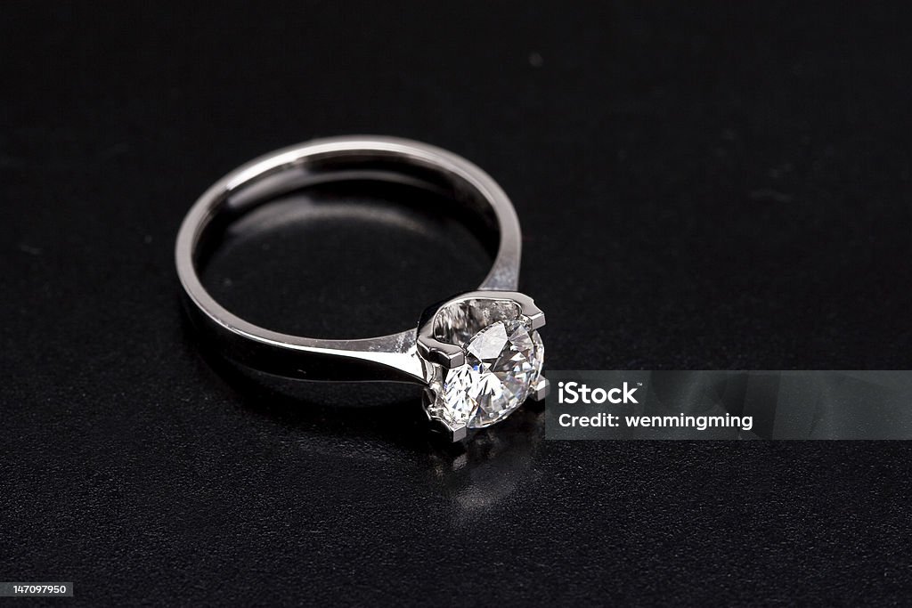 Anel de Diamante - Royalty-free Amor Foto de stock