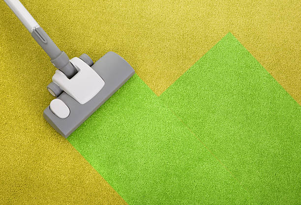 istock vacuum cleaner on a green carpet 147098342