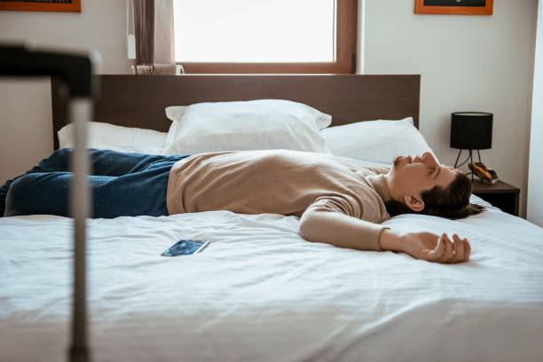 istock Exhausted man on the Business trip 1470985799