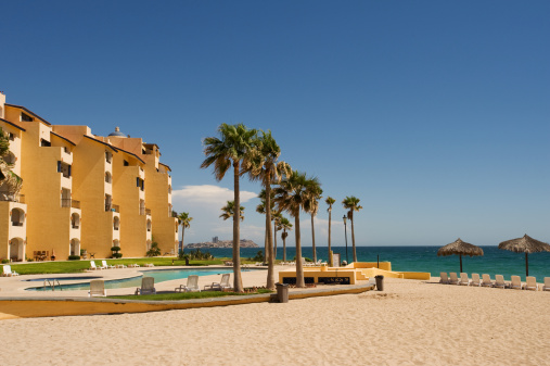 Mexican hotel resort on Sea of Cortes, Puerto Penasco