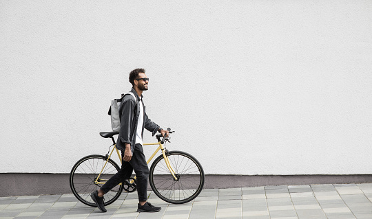 Photo of tourists riding bicycles and enjoying the city ride