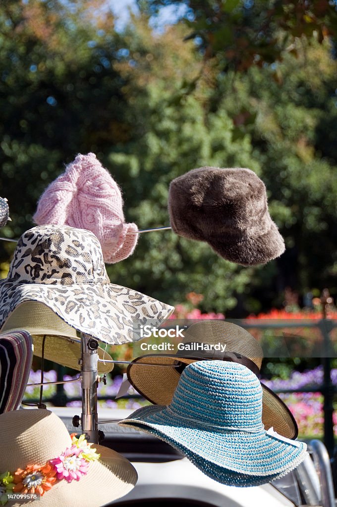 Cappelli per tutte le condizioni meteo - Foto stock royalty-free di Abiti pesanti