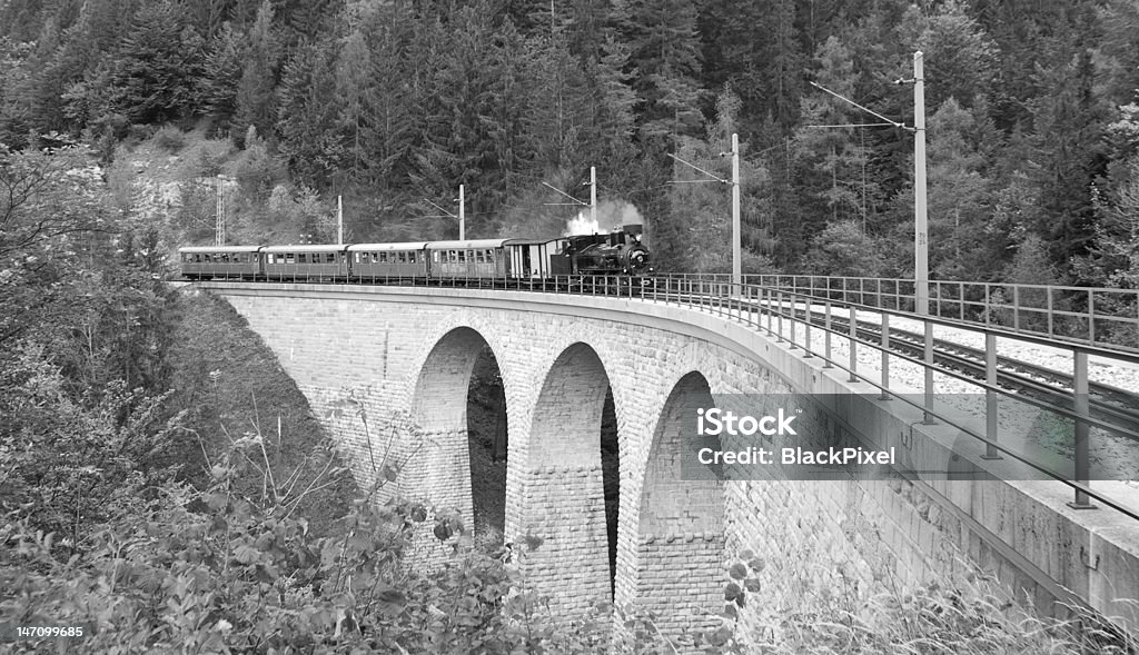 Nostalgische Zug - Lizenzfrei Bahngleis Stock-Foto