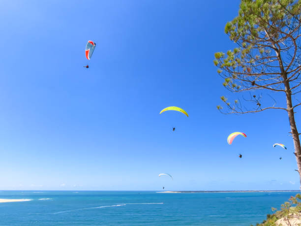 istock Paragliders at Pilat dune near Arcachon 1470997064