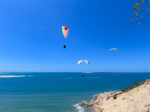 istock Paragliders at Pilat dune near Arcachon 1470997144