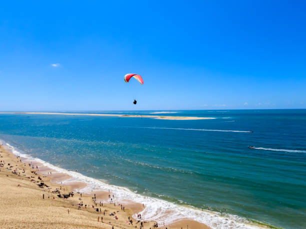 istock Paraglider over the Pilat dune near Arcachon 1470997233