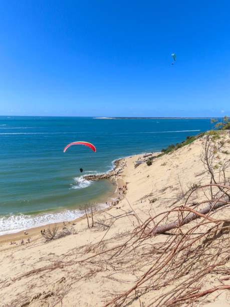 istock Paraglider over the Pilat dune near Arcachon 1470997371
