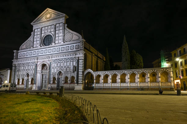 피렌체, 산타 마리아 노벨라 대성당 - church of santa maria novella 뉴스 사진 이미지