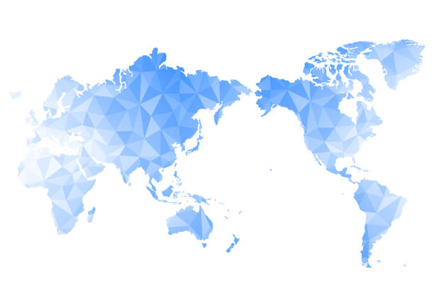 Blue Gradient Map Background 680+ Blue World Map On Gradient Background Stock Illustrations, Royalty ...
