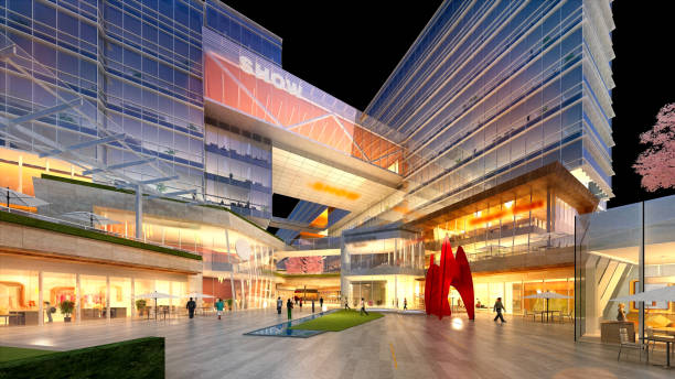 istock 3d renders of modern buildings exterior view 1471012327
