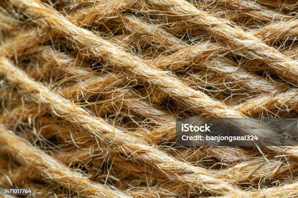 Natural Made Macro Rope Texture Coarse Rope Made Of Natural Fiber Material  Sisal Plant Macro Photo Of Texture Background Stock Photo - Download Image  Now - iStock