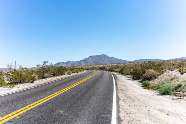 Anza-Borrego state park desert road