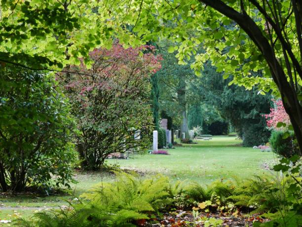 Cemetery Ohlsdorf in Hamburg