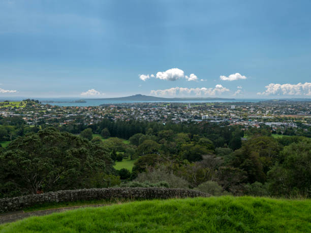 istock Auckland city detailed distant view 1471042370