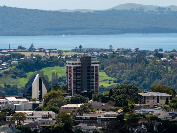 istock Auckland city detailed distant view 1471043474