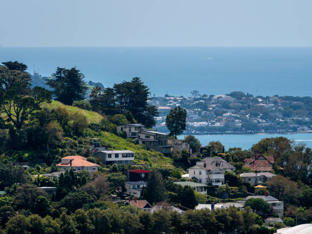 istock Auckland city detailed distant view 1471043554