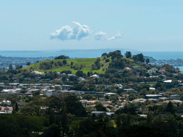 istock Auckland city detailed distant view 1471043777