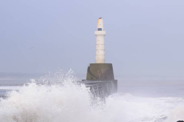 istock Crashing Wave At The Pier 1471043881