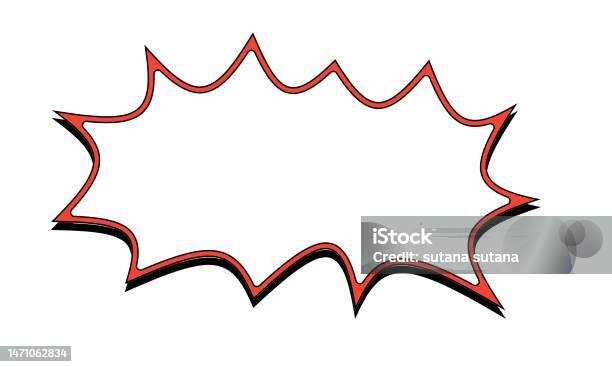Burst Frame Vector Comic Burst Frame Stock Illustration - Download Image Now - Bubble ...