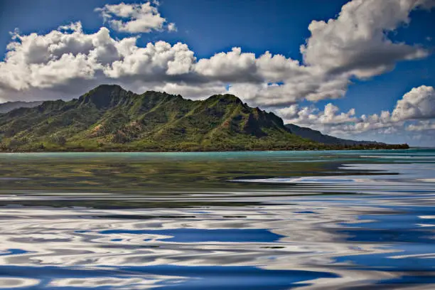 Hawaiian reflections on Oahu Hawaii