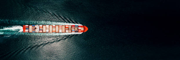 istock container ship sailing fulll speed to transport goods in containers for import export internationally and worldwide, business services transportation by container ship open sea, aerial top view 1471067427