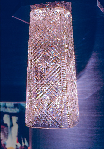 1980s old Positive Film scanned, Waterford crystal, County waterford, Ireland.