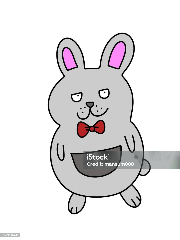 Chingis Rabbit Cartoon Rabbit Cartoon Stock Illustration - Download Image Now - Animal, Art ...