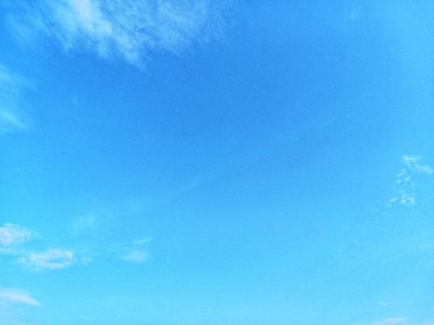 istock The view of the clear blue sky decorated with white clouds 1471100452