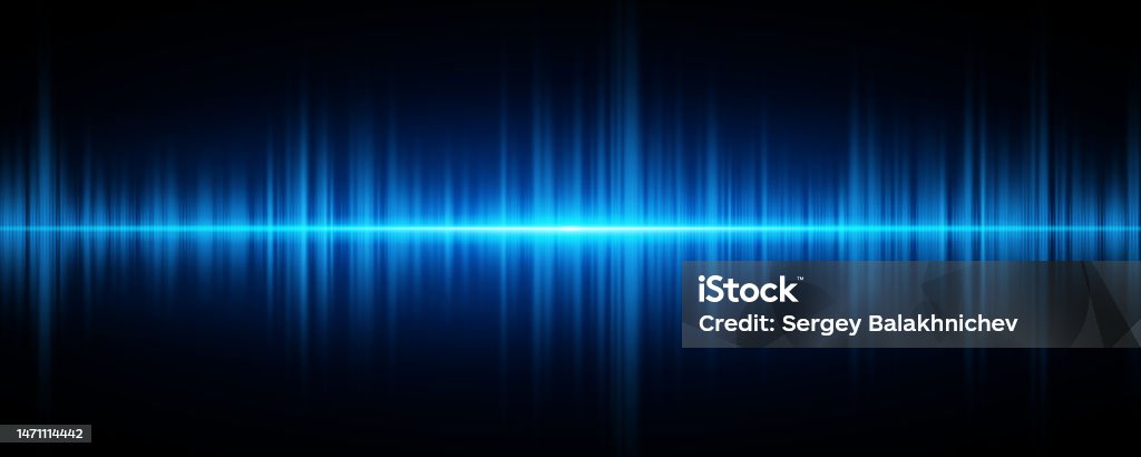 Sound Vibrations Design Abstract Glowing Sound Vibrations Futuristic Background For Equalizer ...