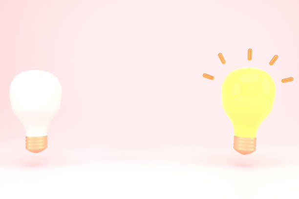 istock 3d cartoon style minimal light bulb icon. Idea, solution, business, strategy concept. Solution and business idea. Thinking, invention symbol. 1471127960