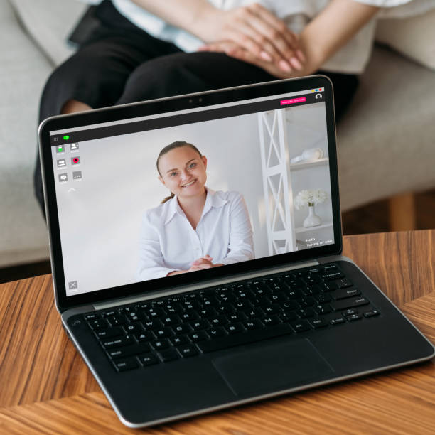 istock video consulting web call female expert on laptop 1471128149
