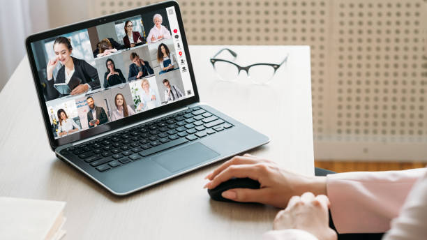 istock video chat virtual meeting colleagues on laptop 1471128152