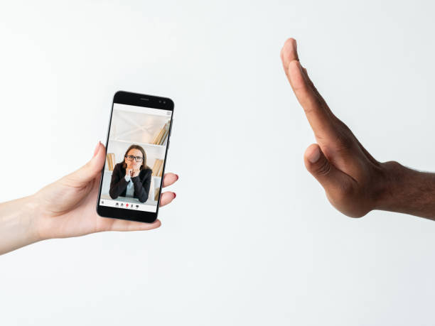 istock online negotiation male hand refusing offer online 1471128159