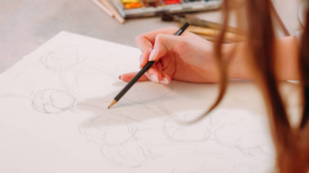 istock sketching hobby painting art hand drawing lines 1471128248