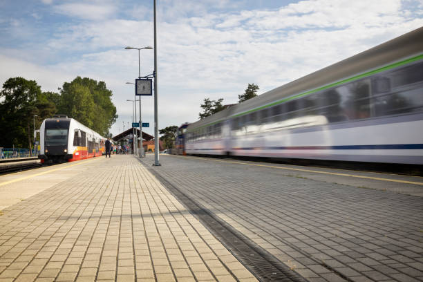 istock Vacations in Poland - train in railway station in Hel 1471132858