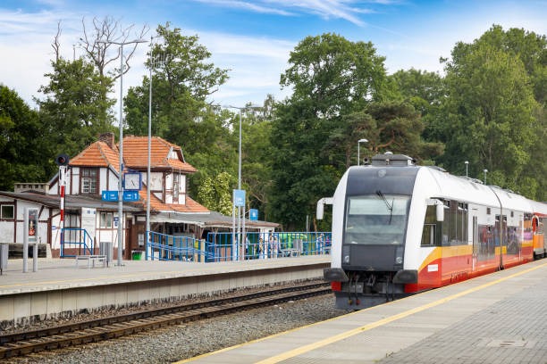 istock Vacations in Poland - train in railway station in Hel 1471134600