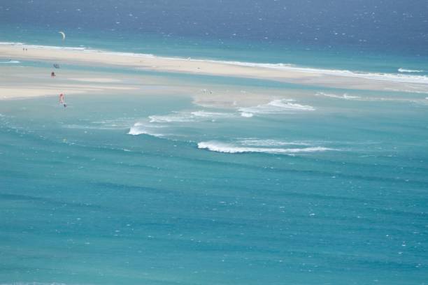 istock Sotavento beach arca and Risco el Paso. Windsurf and Kitesurf. 1471144283