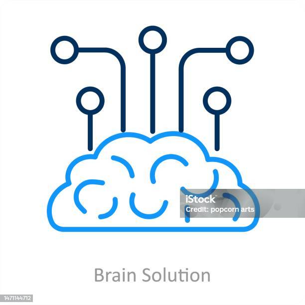Brain Solution Stock Illustration - Download Image Now - Artificial ...
