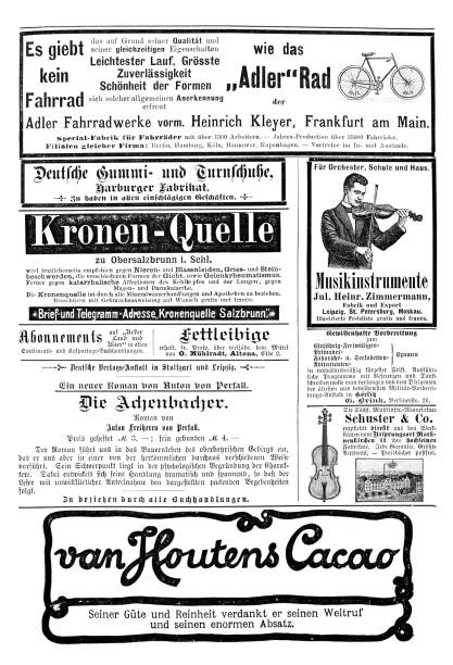 istock Ads in a German magazine of 1897 1471147465